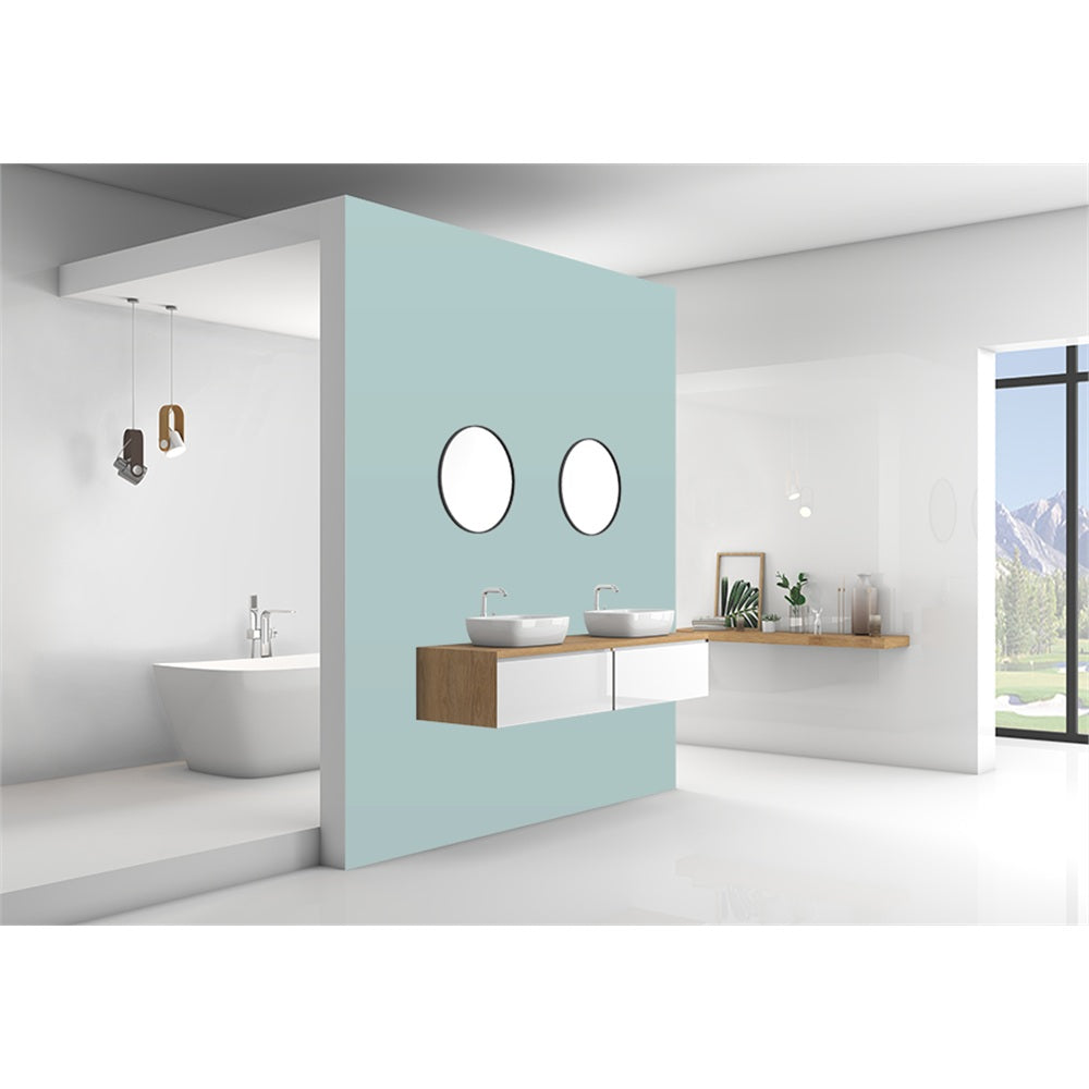 Panneau mural douche VIPANEL - Couleur Unie NCS S2020-B50G - Finition velvet