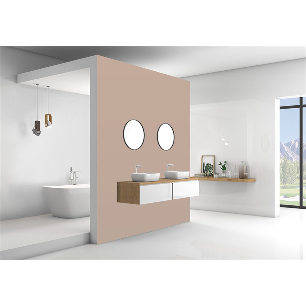 Panneau mural douche VIPANEL - Couleur Unie Pantone 4645 C - Finition velvet