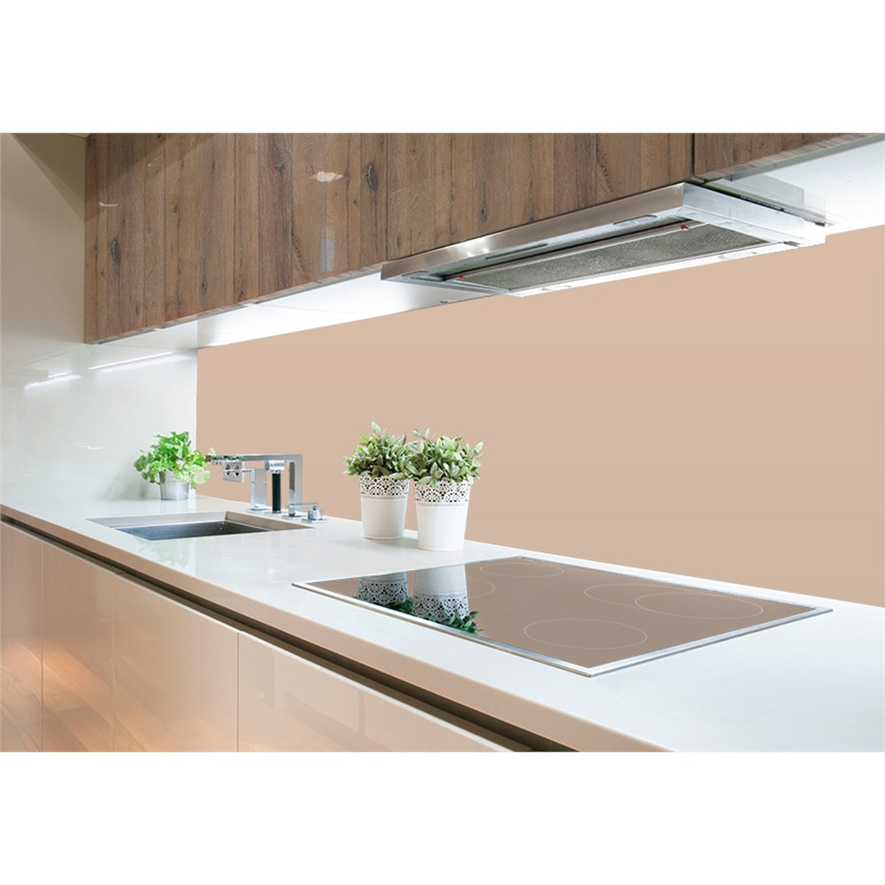 Panneau mural douche VIPANEL - Couleur Unie Pantone 728 - Finition velvet