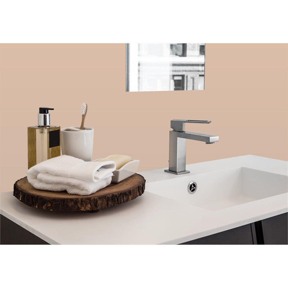 Panneau mural douche VIPANEL - Couleur Unie Pantone 728 - Finition velvet