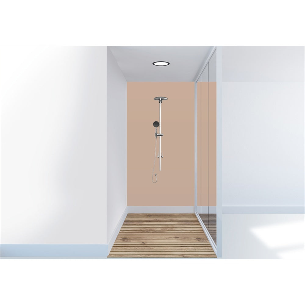 Panneau mural douche VIPANEL - Couleur unie Pantone 729 - Finition velvet