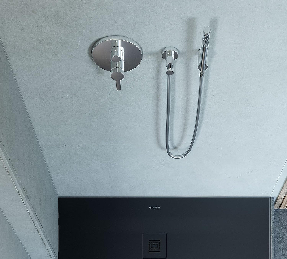 DURAVIT Douchette 1 jet tube MinusFlow UV0642001010