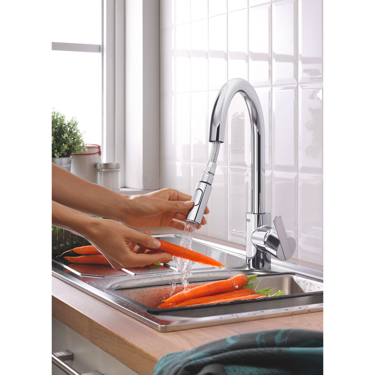 GROHE Mitigeur de cuisine monocommande Feel 31486001