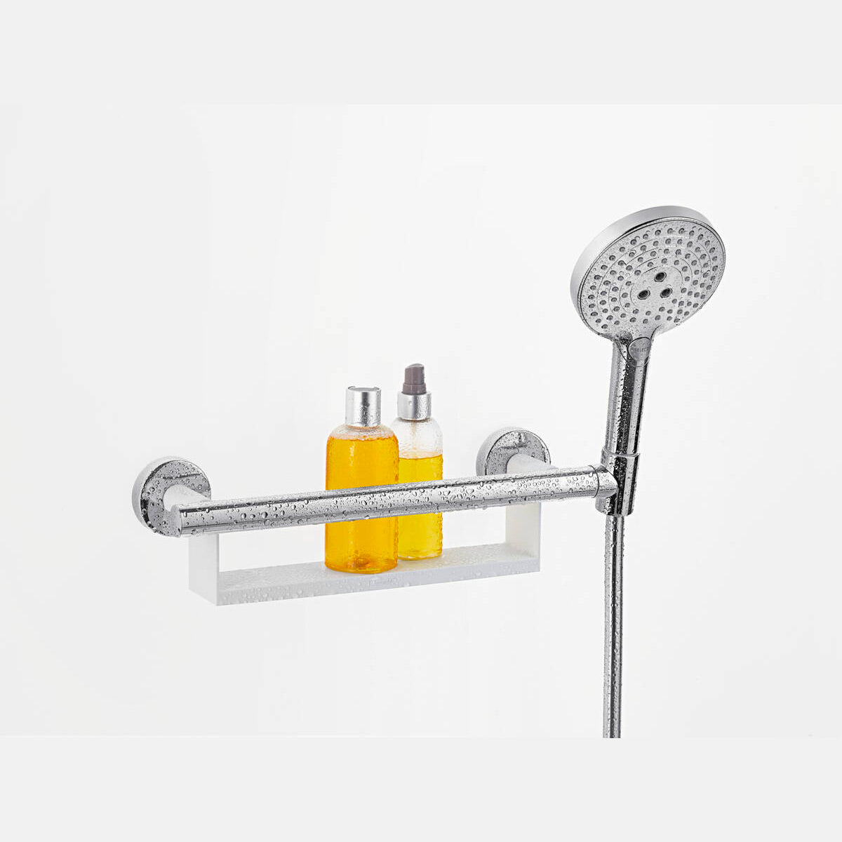 HANSGROHE Poignée d'appui Comfort avec tablette et support de douche 26328400