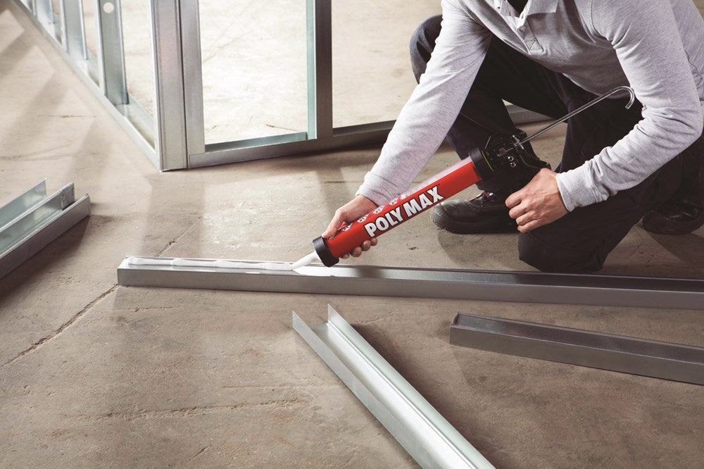 Colle POLY MAX HIGH TACK EXPRESS cartouche 435g blanc GRIFFON