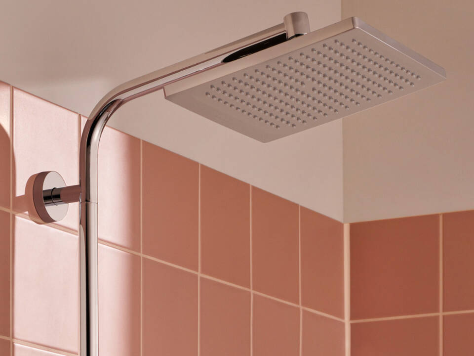 HANSGROHE Colonne de douche 240 1 jet Crometta EcoSmart avec mitigeur thermostatique 27281000