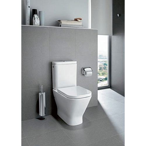 ROCA Pack WC à poser avec réservoir et abattant frein de chute The Gap Square A342526000