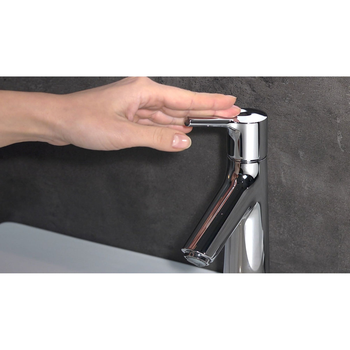 HANSGROHE Mitigeur de lavabo 100 Talis S avec tirette et vidage 72020000