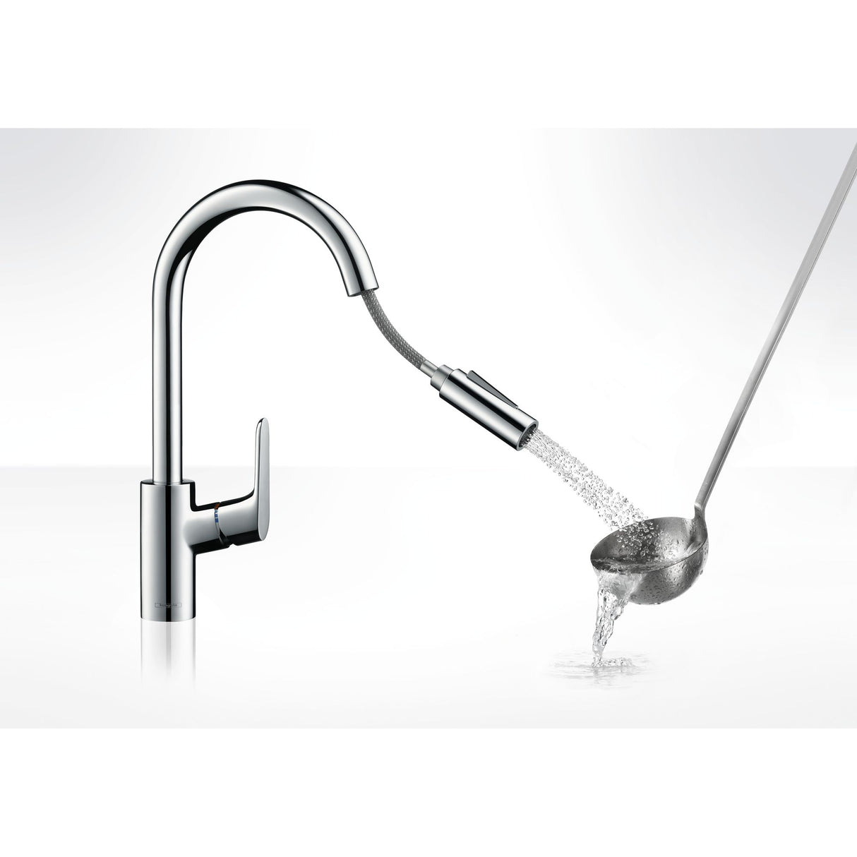 HANSGROHE Mitigeur de cuisine 240 2 jets Focus M41 avec douchette extractible 31815000