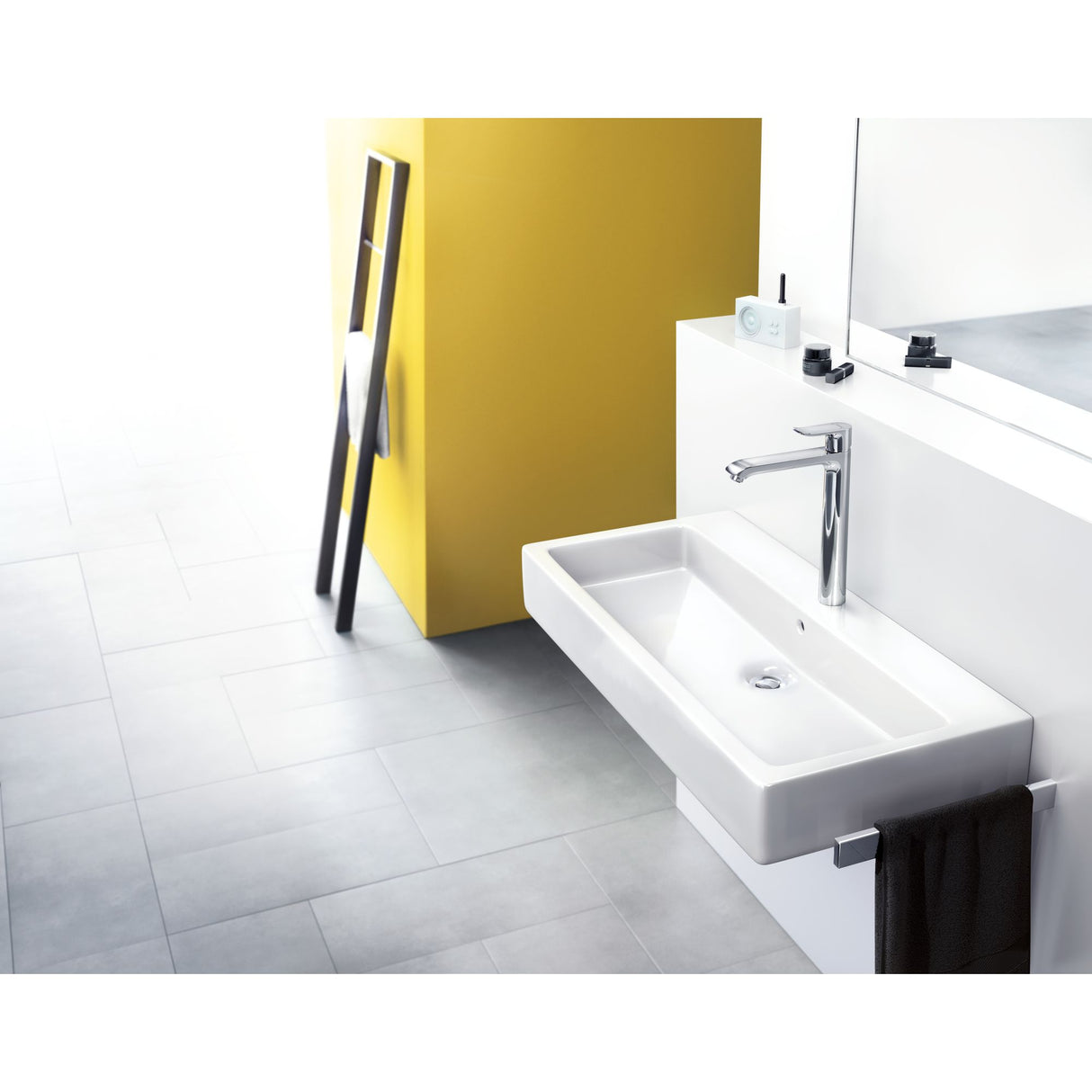 HANSGROHE Mitigeur de lavabo 260 Metris surélevé pour vasque libre avec tirette et vidage 31082000