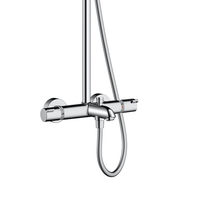 HANSGROHE Colonne de douche 240 1 jet Crometta S avec mitigeur bain douche Ecostat Comfort 27320000
