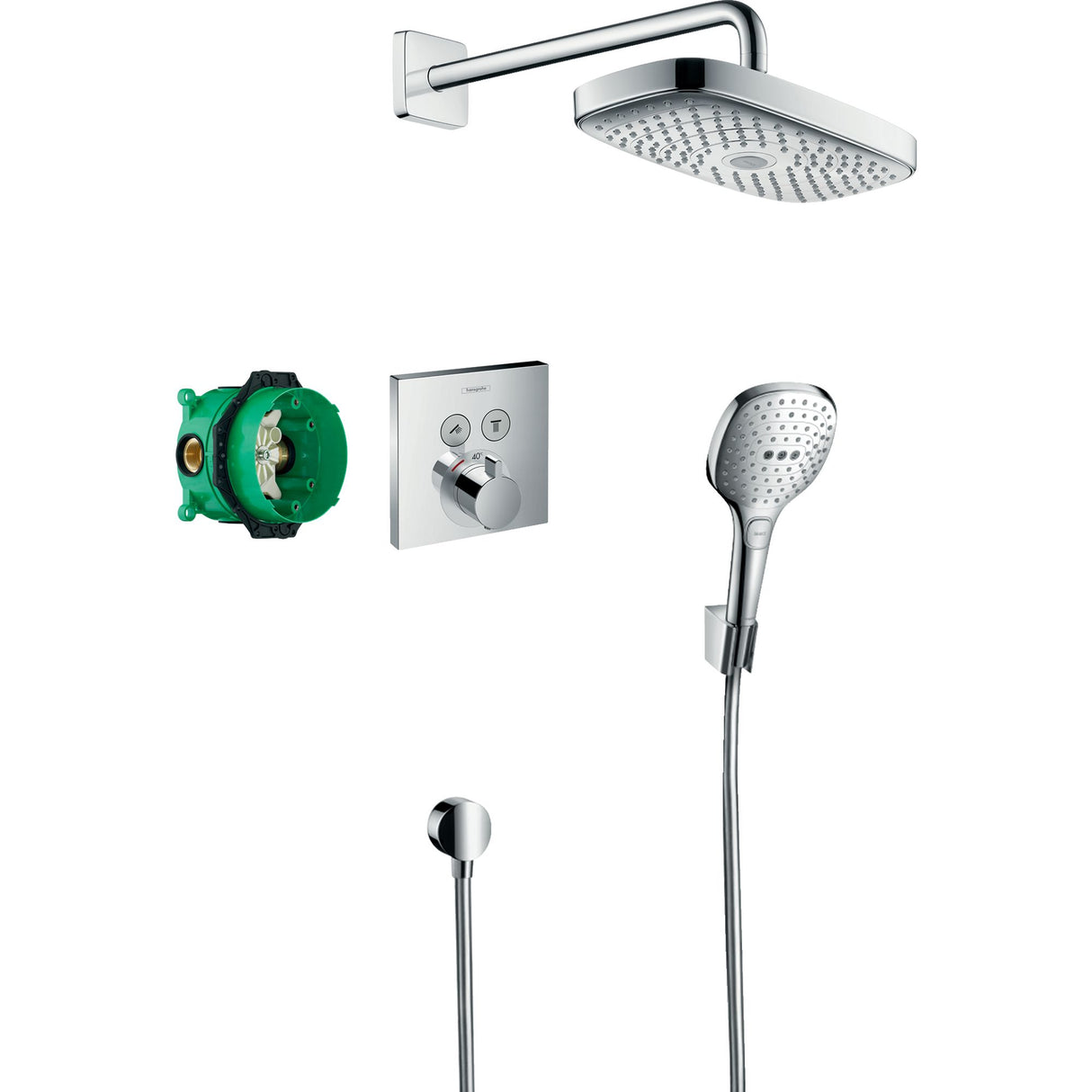 HANSGROHE Pack encastré Raindance Select E avec mitigeur thermostatique ShowerSelect 27296000