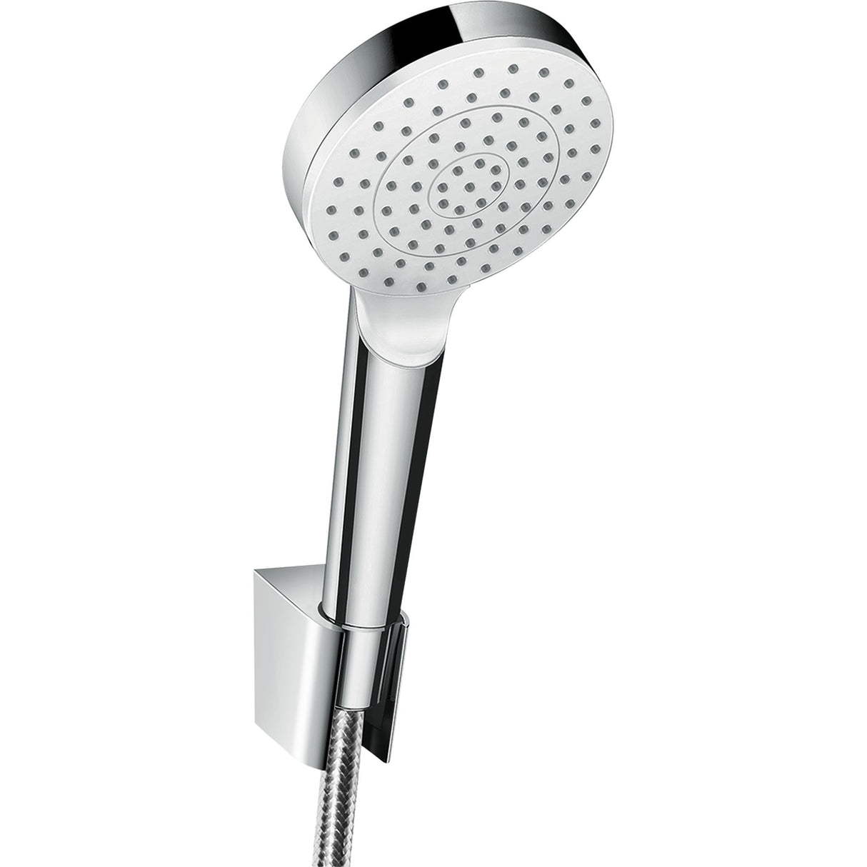 HANSGROHE Ensemble support mural et douchette 1 jet Crometta avec flexible de douche 160 cm 26567400