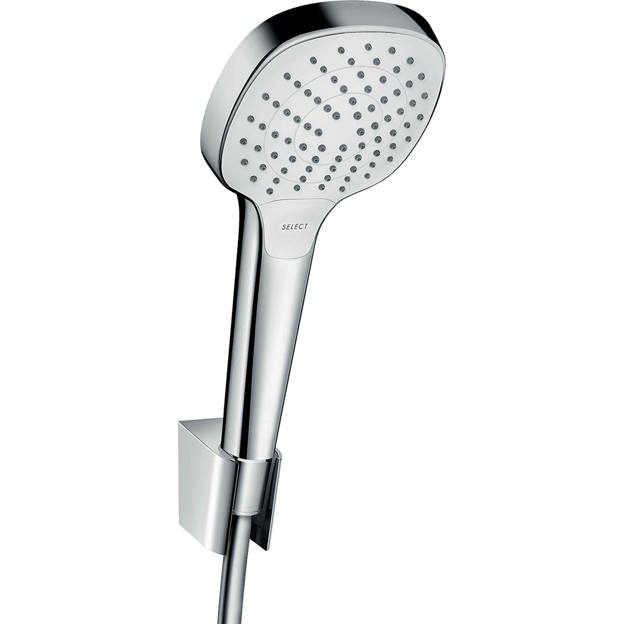 HANSGROHE Ensemble support mural et douchette 3 jets Croma Select E Vario avec flexible de douche 160 cm 26413400