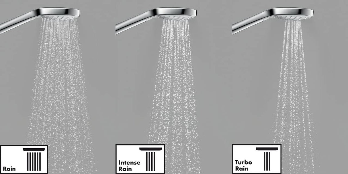 HANSGROHE Ensemble support mural et douchette 3 jets Croma Select E Vario avec flexible de douche 160 cm 26413400