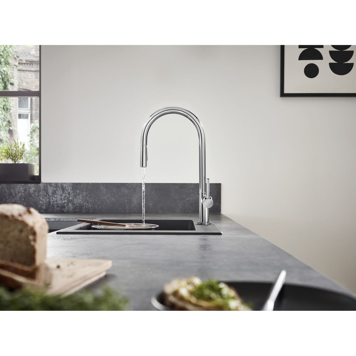 HANSGROHE Mitigeur de cuisine 210 2 jets Talis M54 avec douchette extractible 72800000