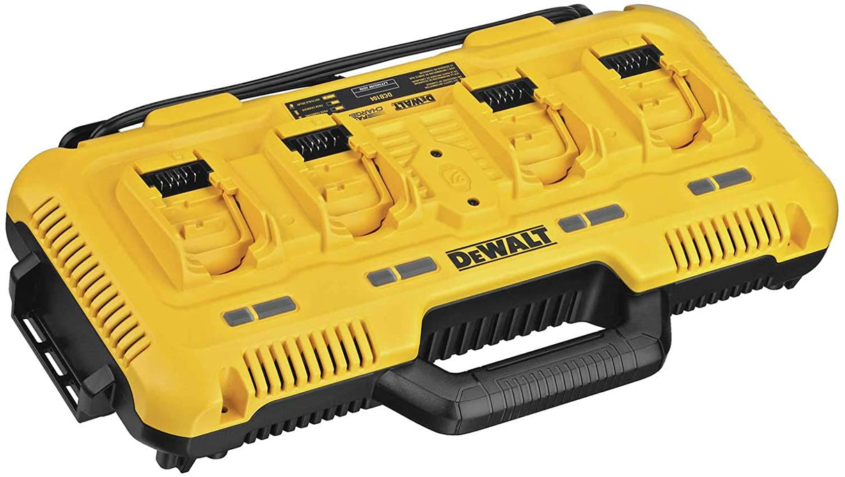 Chargeur de batterie Dewalt, type chargeur multiple, couleur jaune et noir