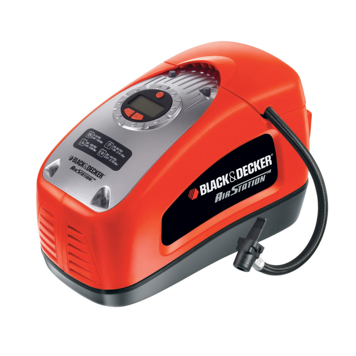 BLACK+DECKER Gonfleur-Compresseur filaire 160 PSI  220 V ou allume-cigare 12V ASI300-QS