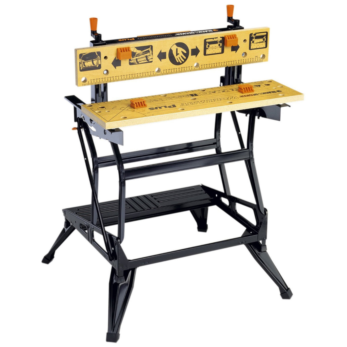 BLACK+DECKER Etabli-étau pliable grand format 74x54,1cm 2 hauteurs WM825-XJ
