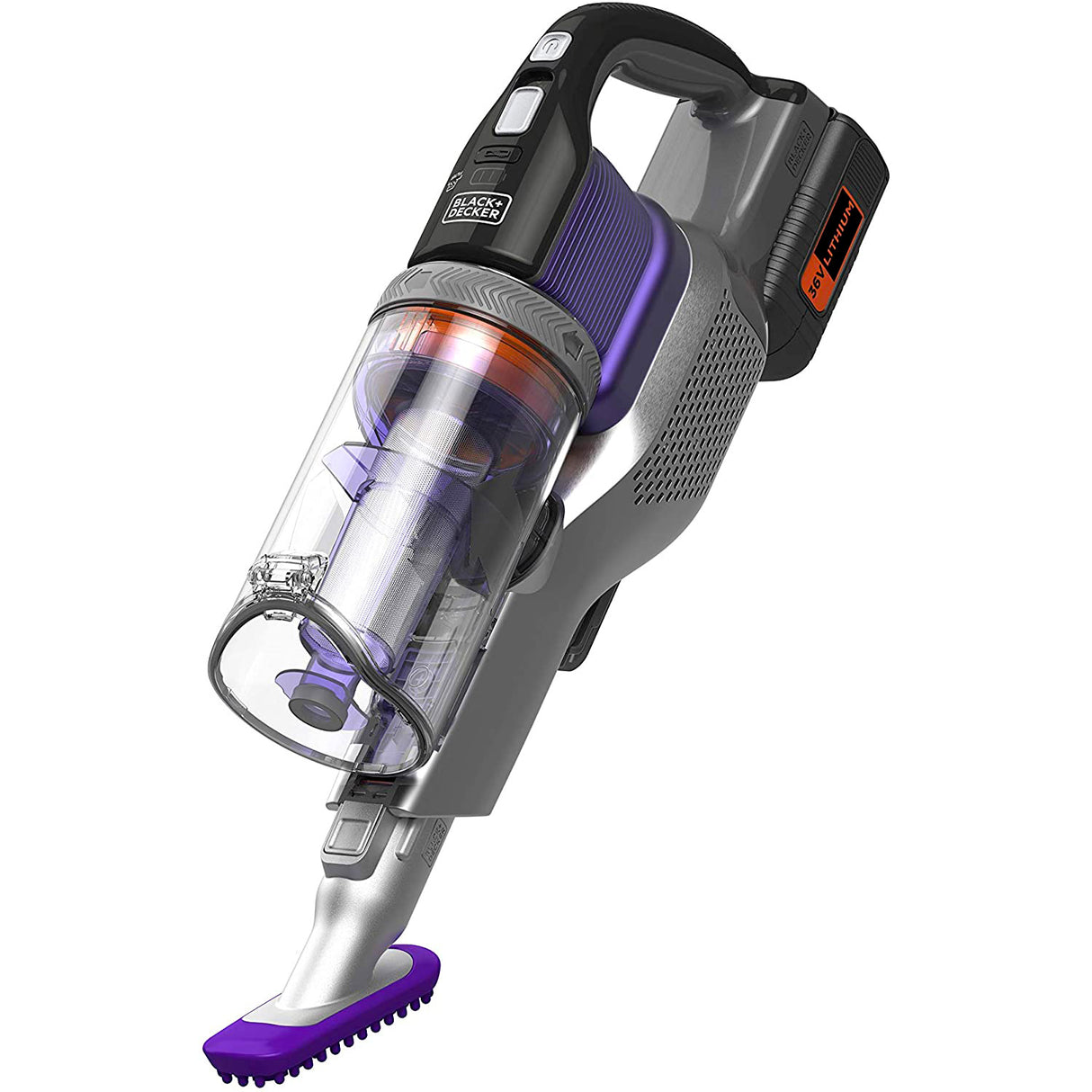 BLACK+DECKER Aspirateur balai Powerseries sans fil 36V BHFEV362DP-QW