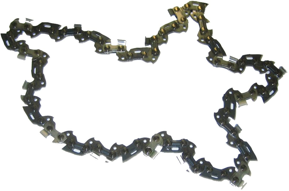 Chaîne de tronçonneuse noire, marque Oregon, accessoire de coupe en métal.