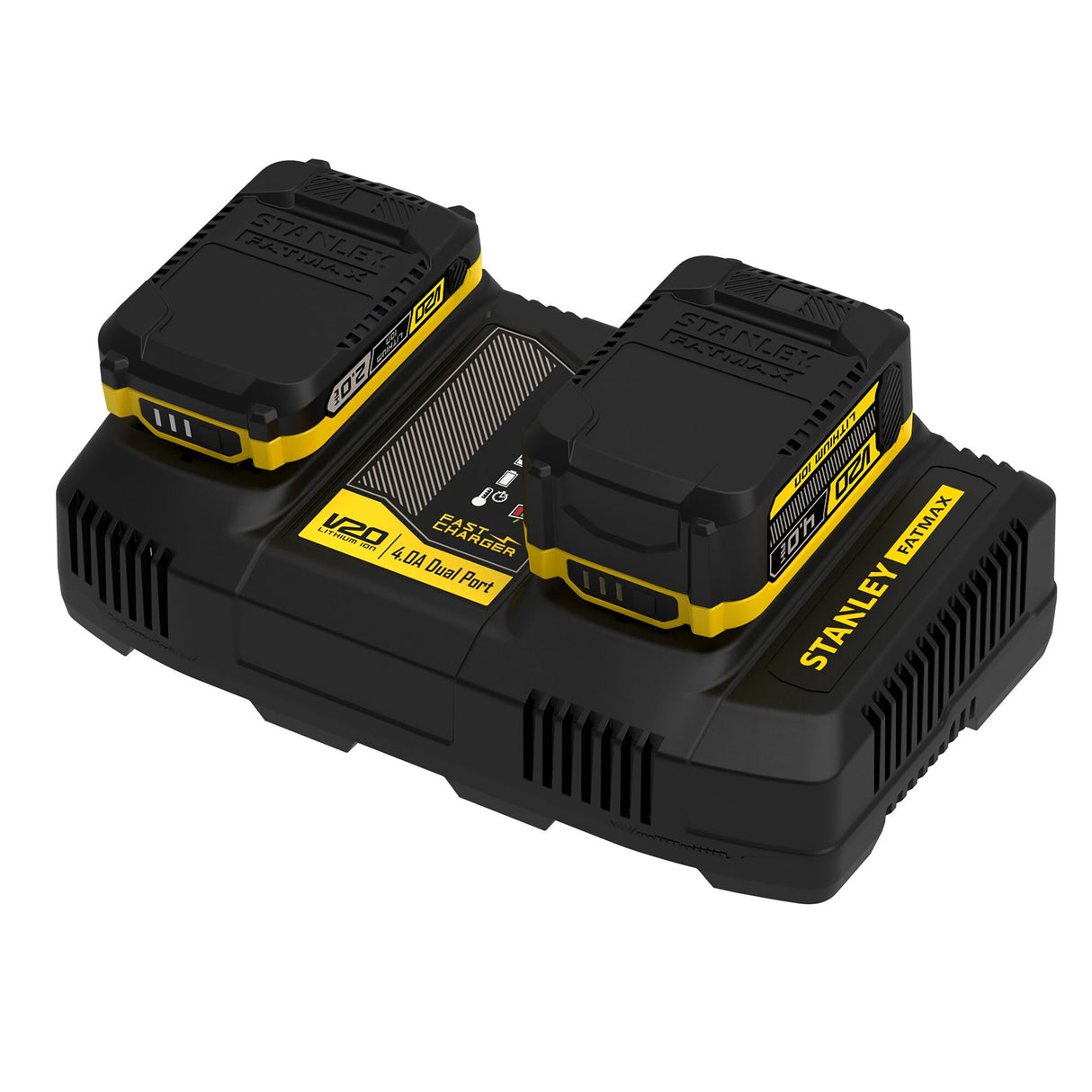 STANLEY FATMAX Chargeur double 18V 4Ah V20 SFMCB24-QW