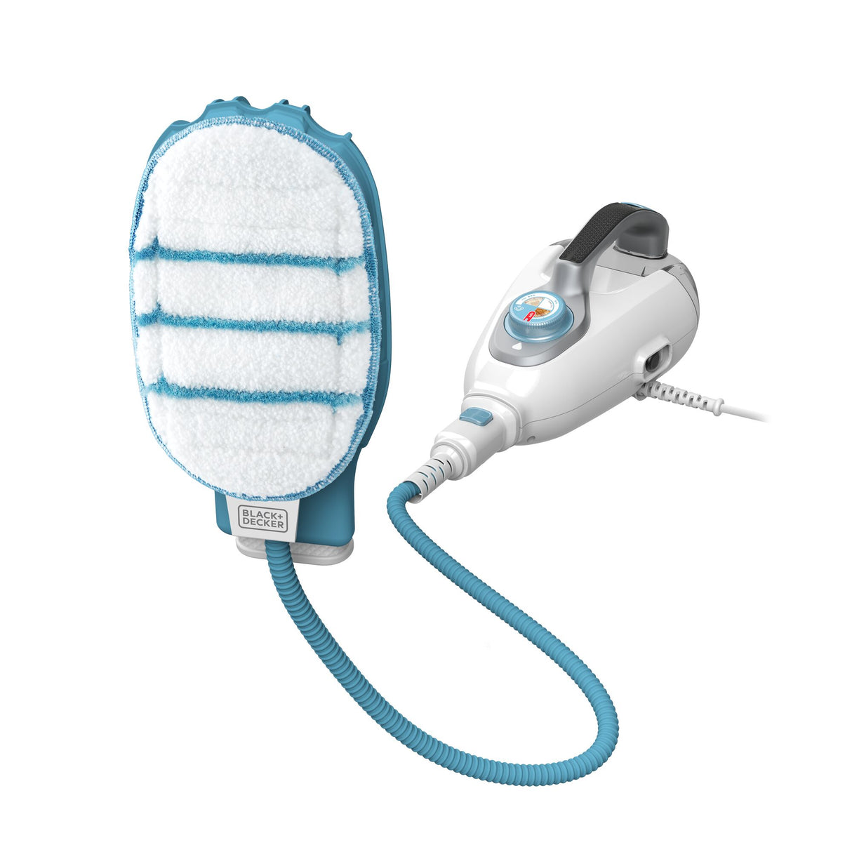 BLACK+DECKER Balai vapeur 1300W avec Gant Steamitt et 12 accessoires FSMH1321JSM-QS