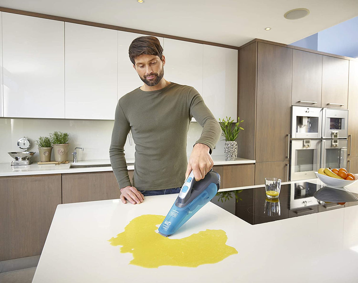 BLACK+DECKER Aspirateur à main Dustbuster eau et poussiere 10,8V WDA320J-QW