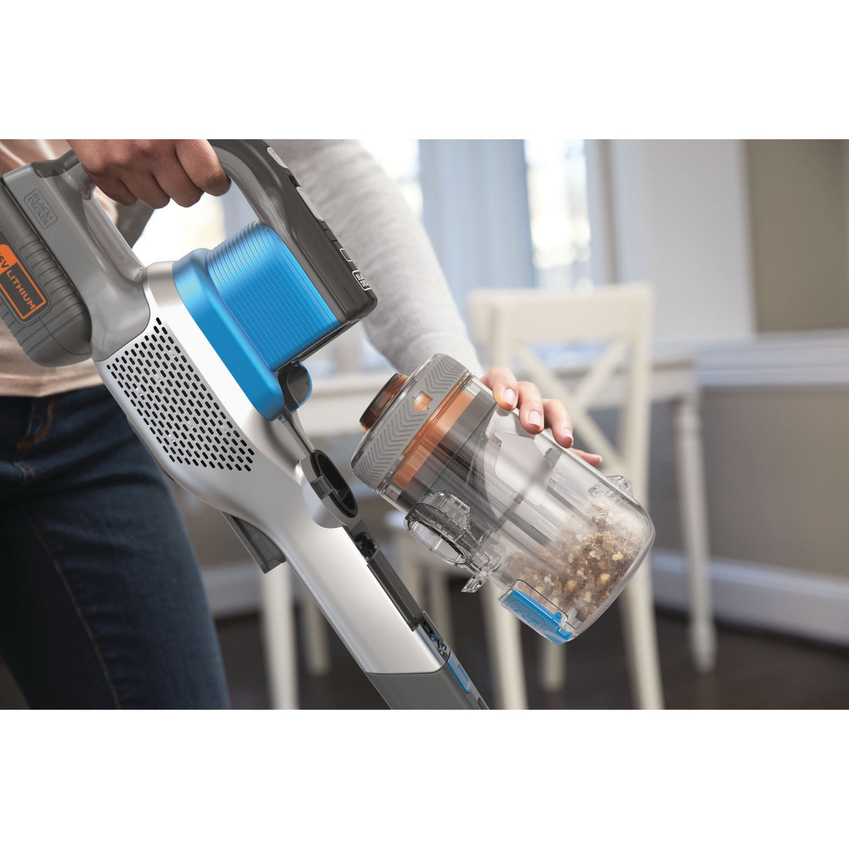 BLACK+DECKER Aspirateur balai sans fil Powerseries Extreme 36V BHFEV362D-QW
