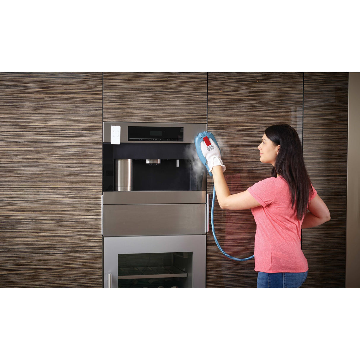 BLACK+DECKER Pack de 2 patins microfibre pour balais vapeur avec Gant Steamitt™ FSHSMPA-XJ