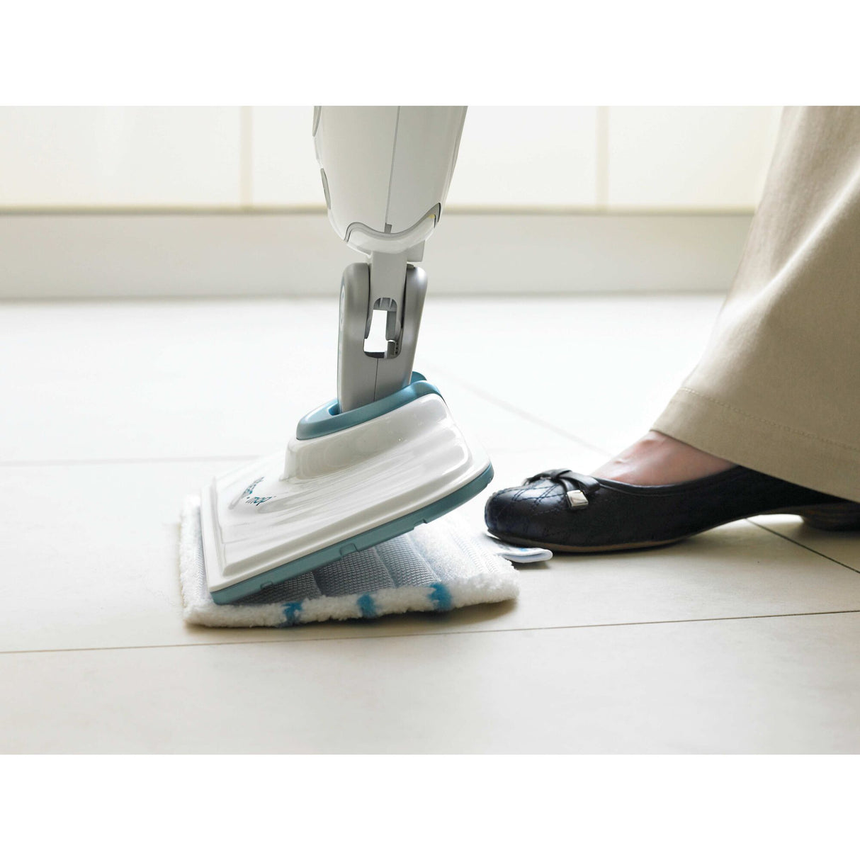 BLACK+DECKER Pack de 2 patins microfibre pour balais vapeur FSMP20-XJ