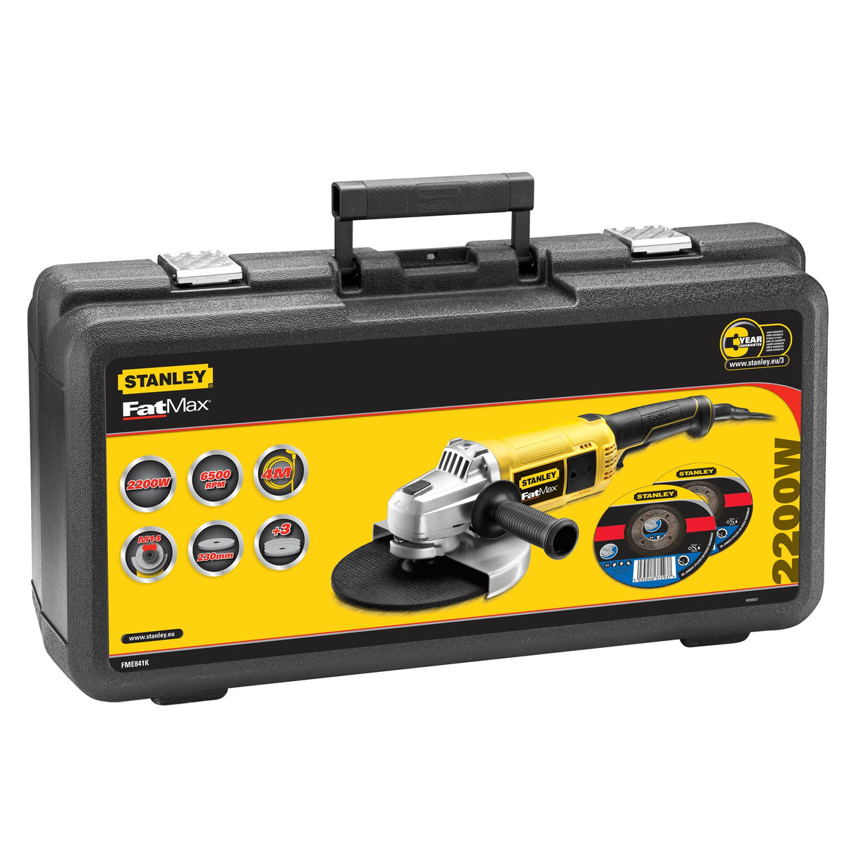 STANLEY FATMAX Meuleuse filaire 2200W 230mm FME841-QS