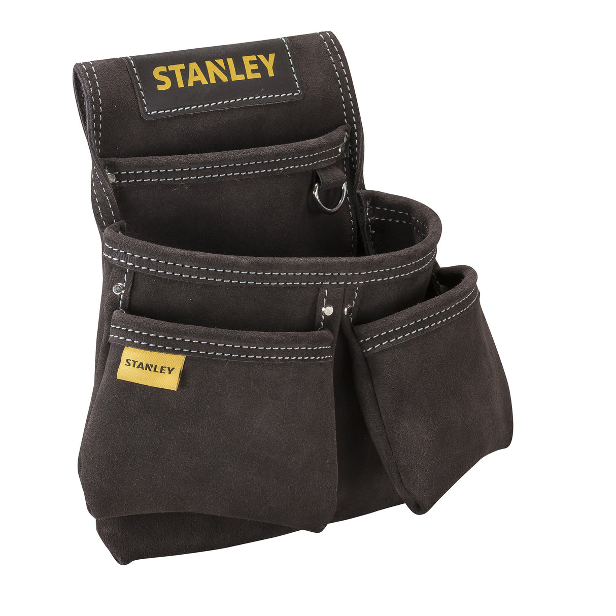 STANLEY Porte-outils en cuir qualité supérieure 4 poches STST1-80116