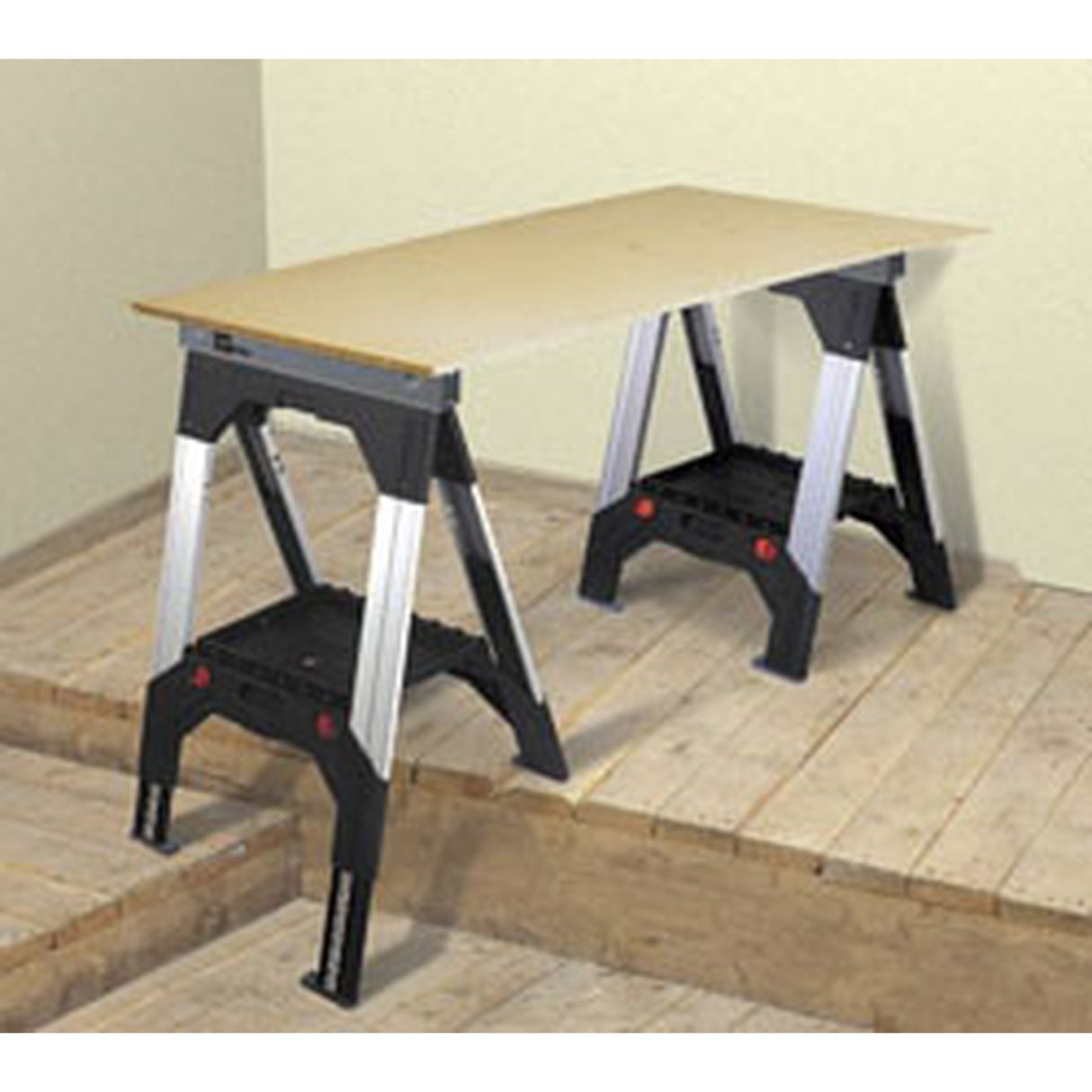 STANLEY FATMAX Lot de 2 tréteaux bi-matière ajustables 1-92-980