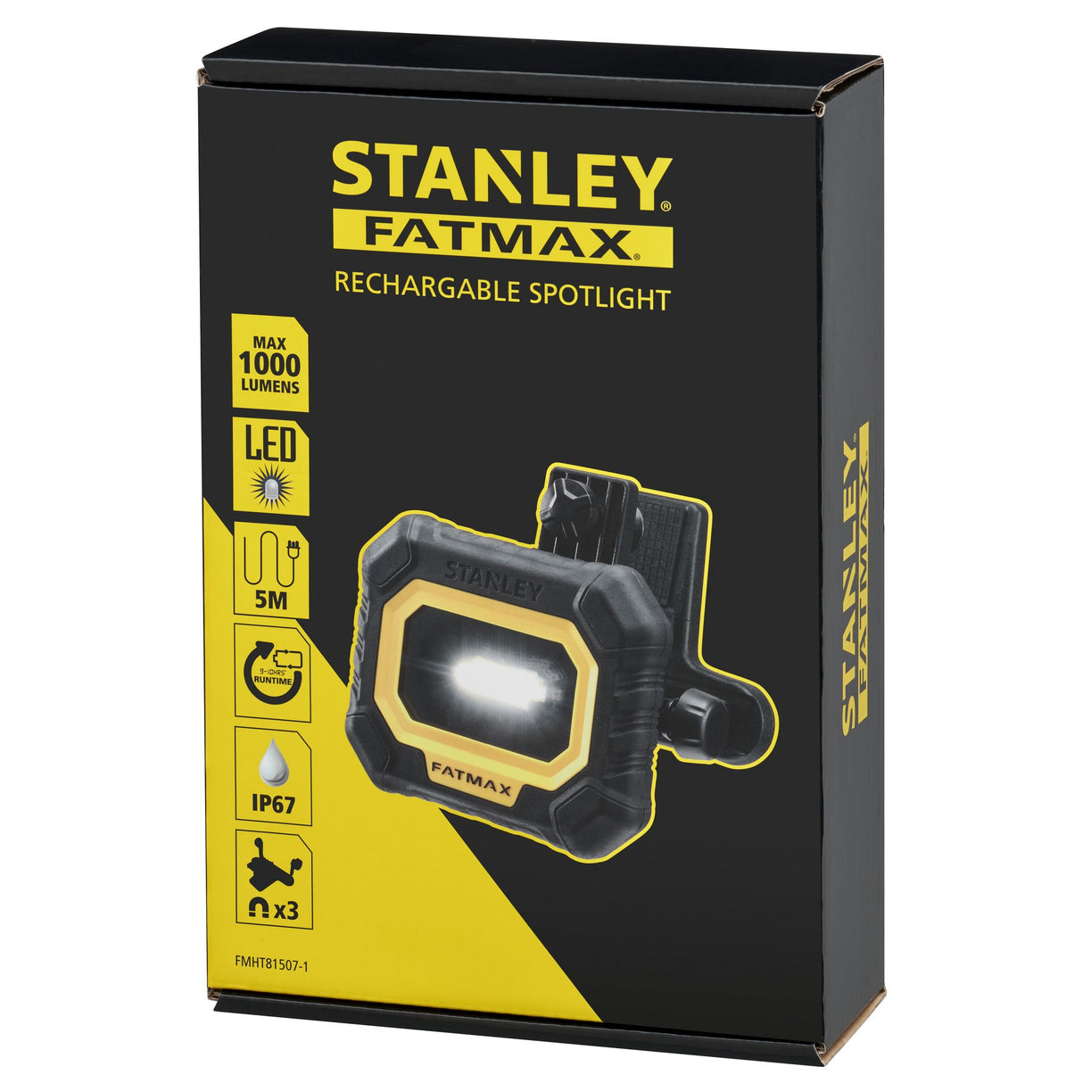 STANLEY FATMAX Projecteur 1000Lm rechargeable FMHT81507-1