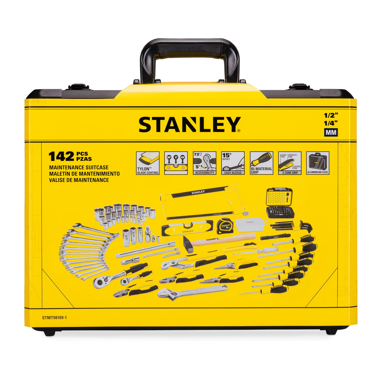 STANLEY Valise de maintenance 142 pièces STMT98109-1