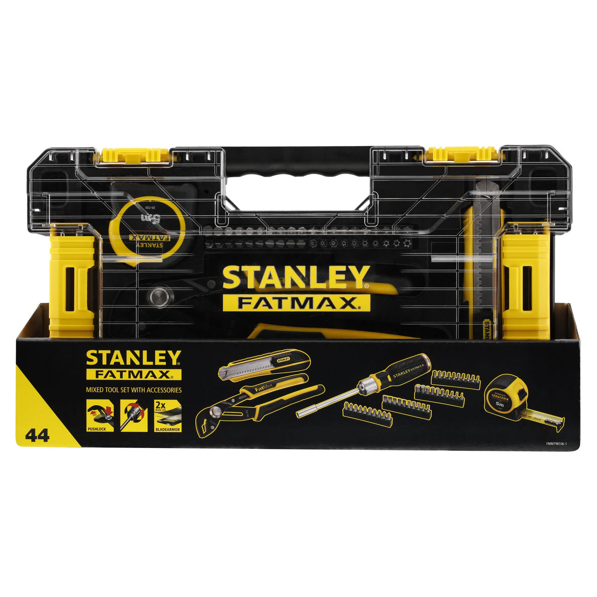 STANLEY FATMAX Coffret de 44 pièces mixte Stakbox L FMMT98106-1
