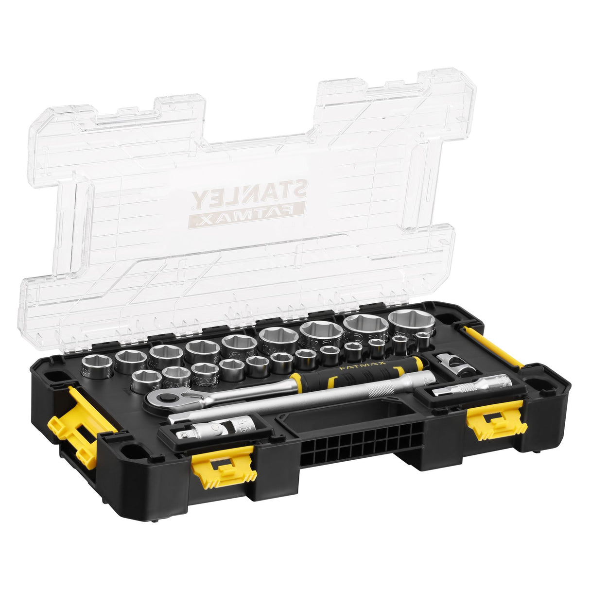 STANLEY FATMAX Coffret de 26 douilles Stakbox L 1/2" FMMT98103-1