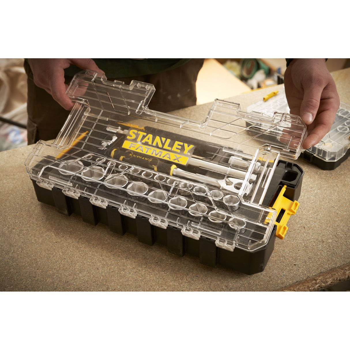 STANLEY FATMAX Coffret de 26 douilles Stakbox L 1/2" FMMT98103-1