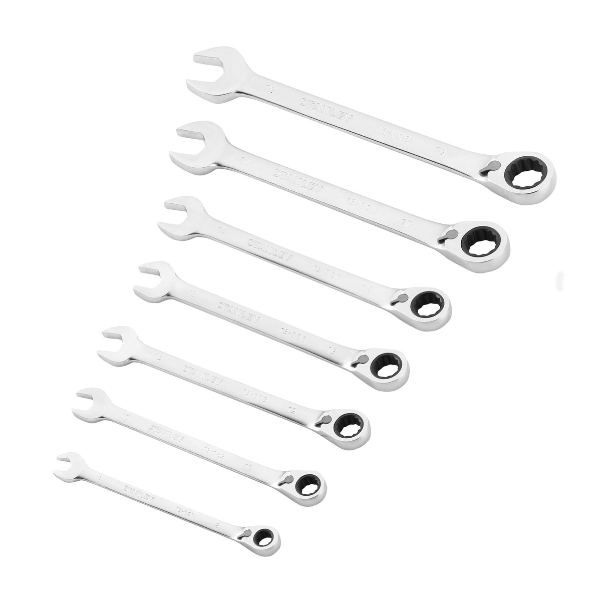 STANLEY FATMAX Jeu de 7 clés mixtes à cliquet réversible FMMT82848-0