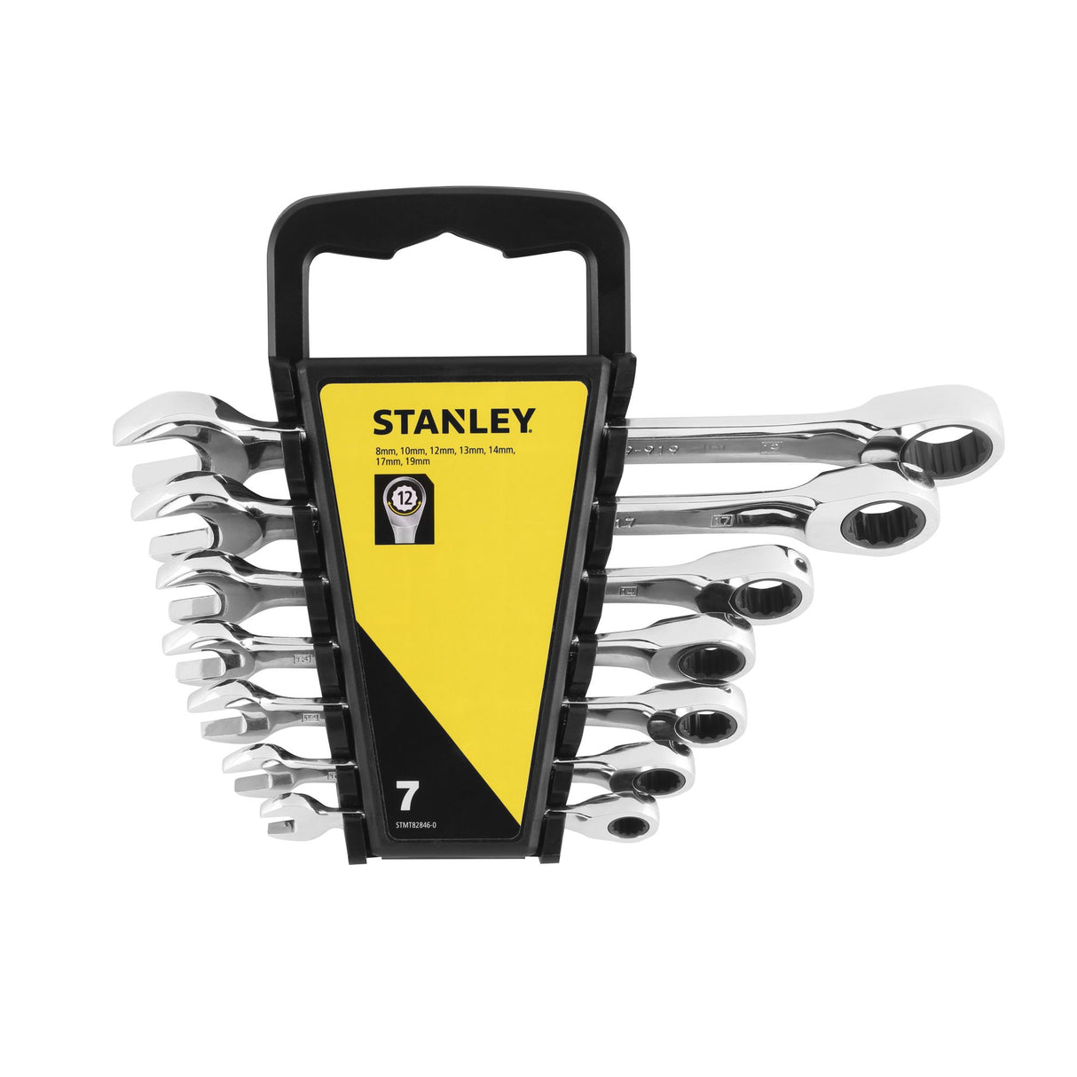 STANLEY Jeu de 7 clés mixtes à cliquet STMT82846-0