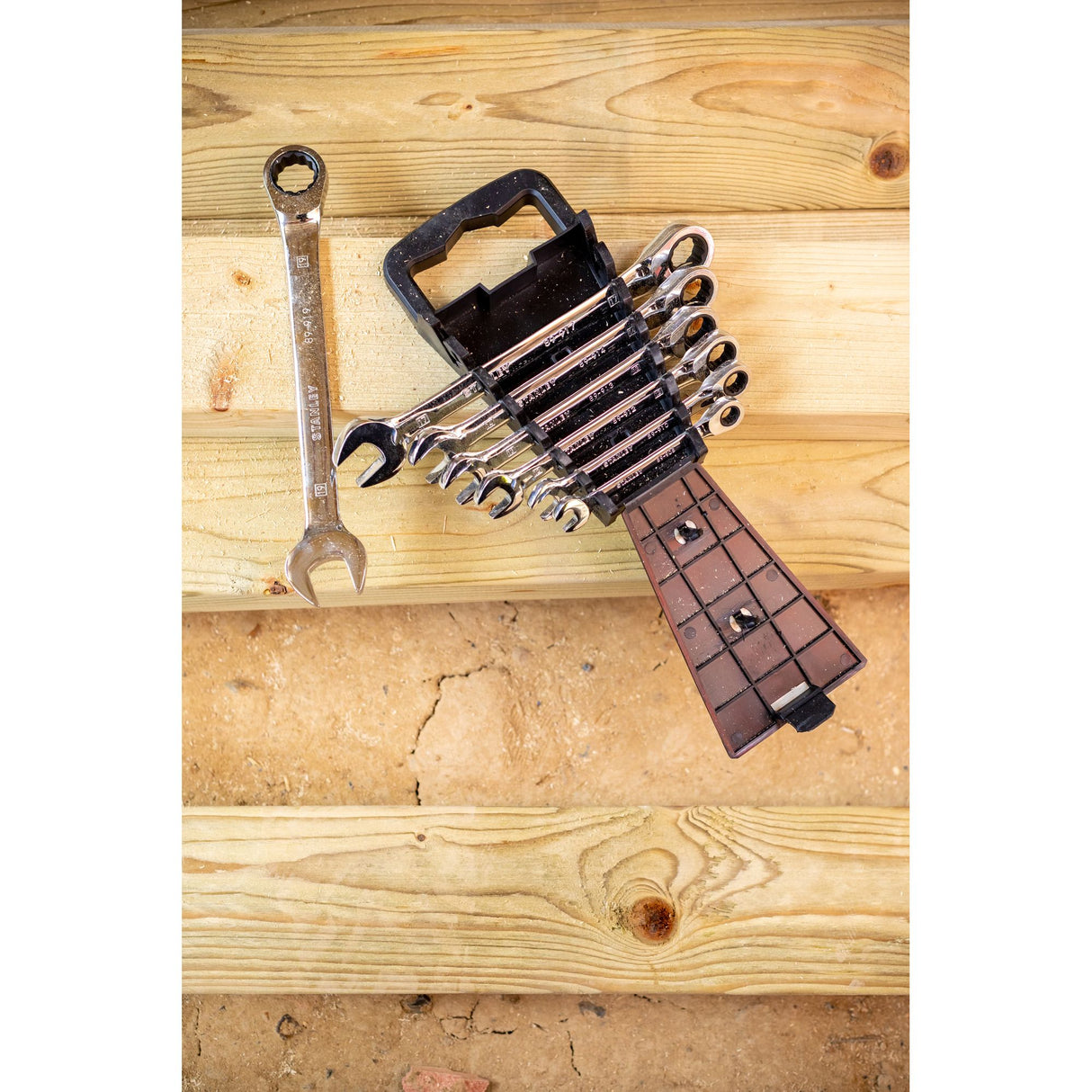 STANLEY Jeu de 7 clés mixtes à cliquet STMT82846-0