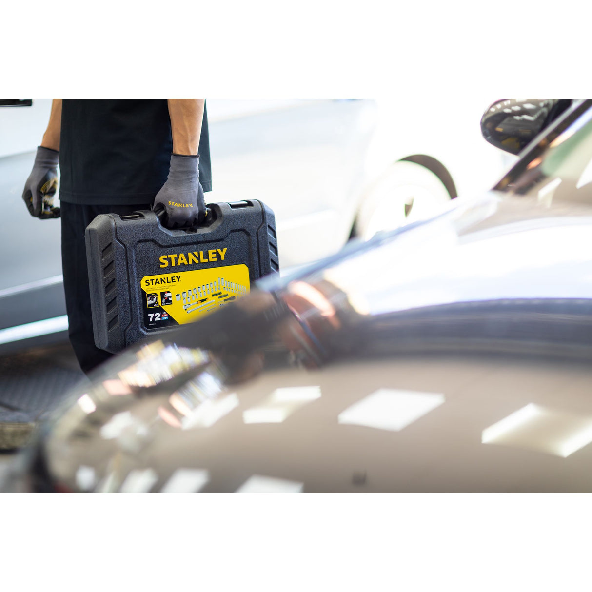 STANLEY Coffret de douilles 3/8" 45 pièces STMT82829-1