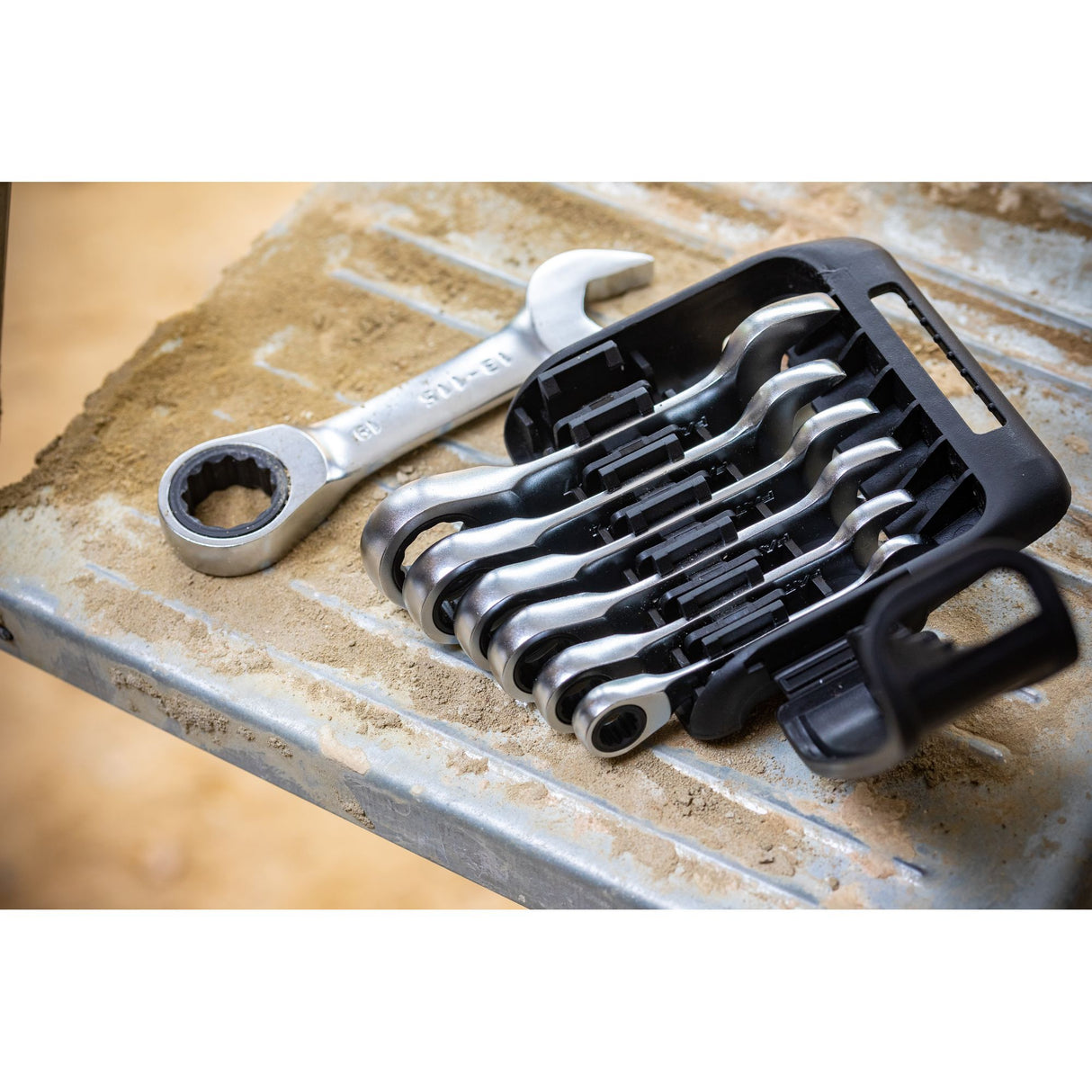 STANLEY FATMAX Jeu de 7 clés mixtes courtes à cliquet FMMT82900-0