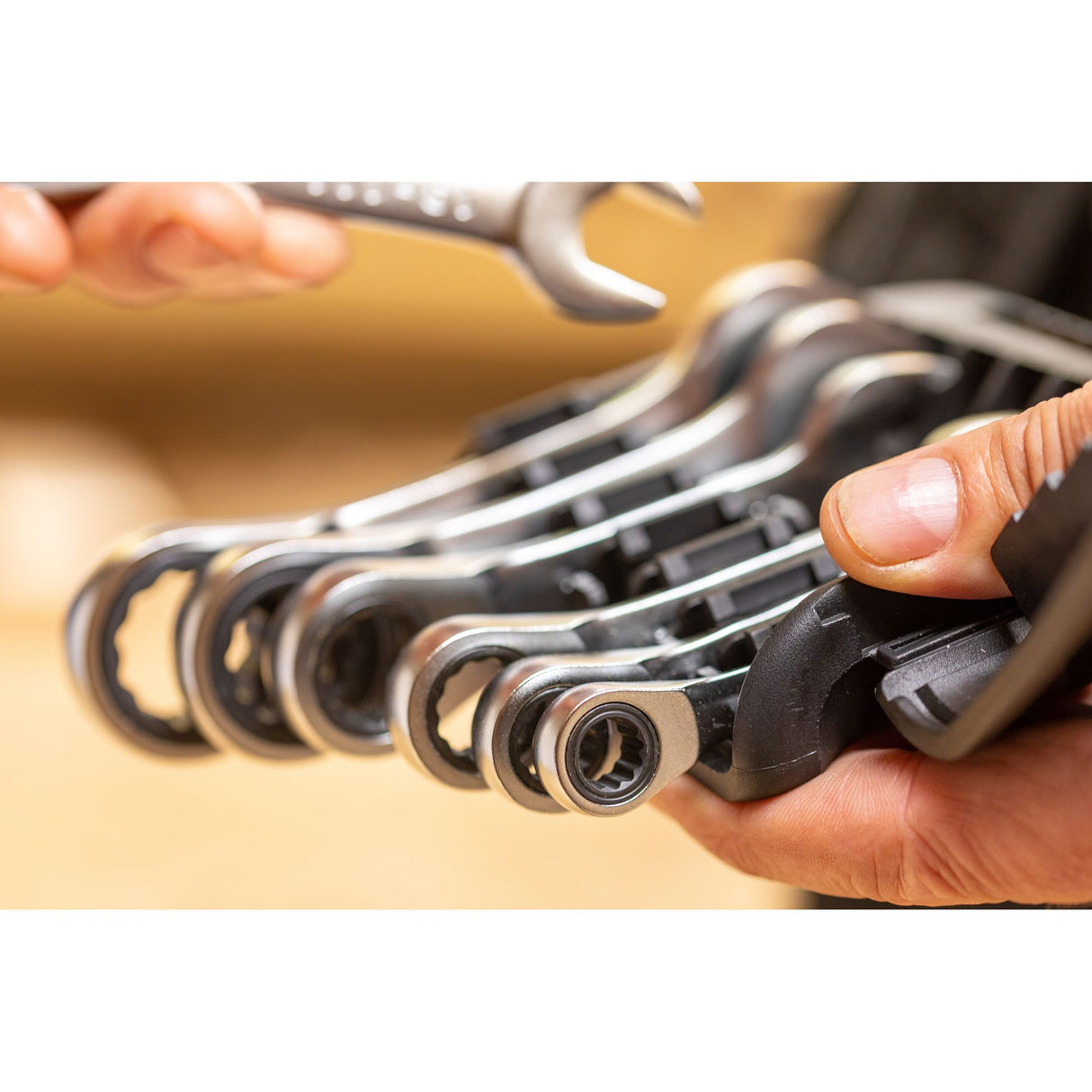 STANLEY FATMAX Jeu de 7 clés mixtes courtes à cliquet FMMT82900-0