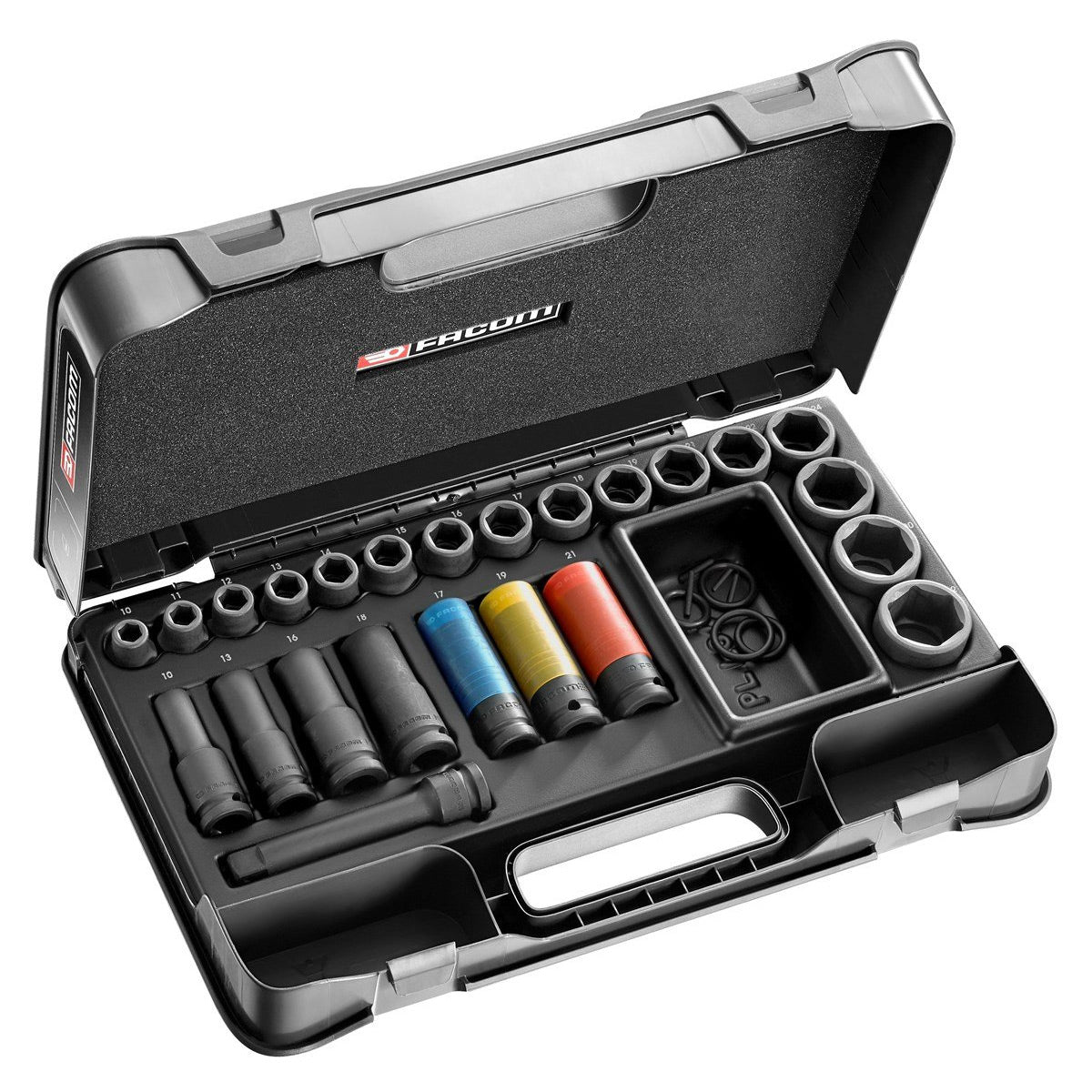 FACOM Coffret de douilles à chocs 1/2"  10à32mm NS.550BPB