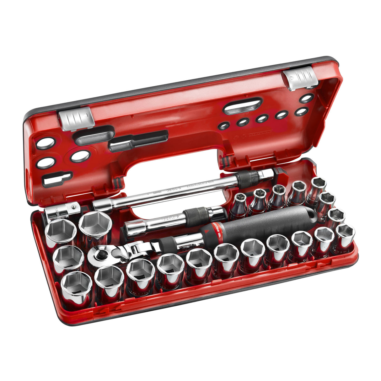 FACOM Coffret cliquet extensible 1/2” et douilles 1/2" 6 pans métriques DBox SXL.DBOX3PB