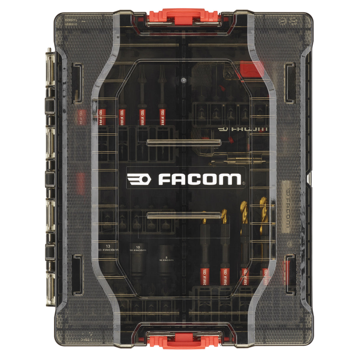 FACOM Coffret 50 pièces d'embouts impacts et accessoires 1/4" EN.1J50PB