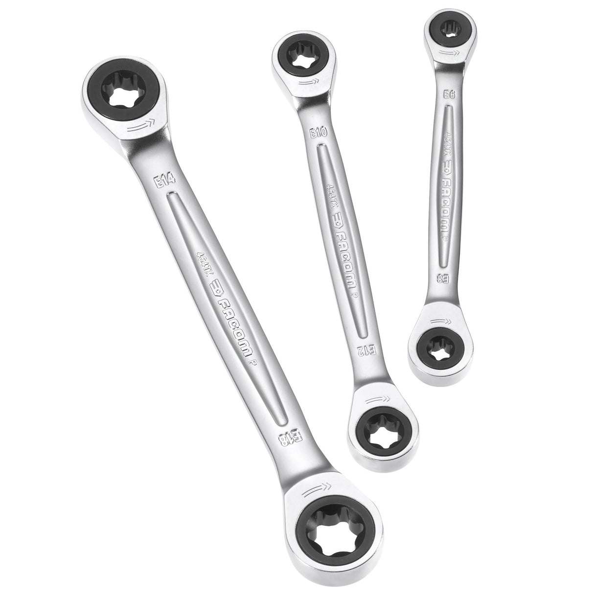 FACOM Jeu de 3 clés hexalobe à cliquet 464TX.J3PB