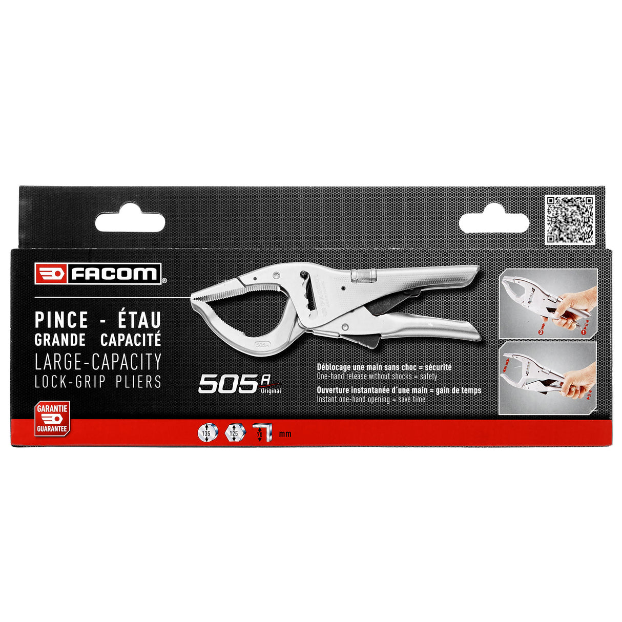 FACOM Pince-étau grande capacité 505APB